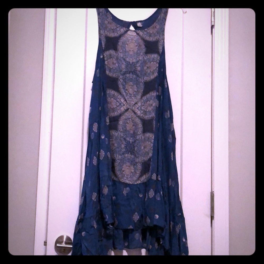 Free People Intimately Blue Flowy Dress